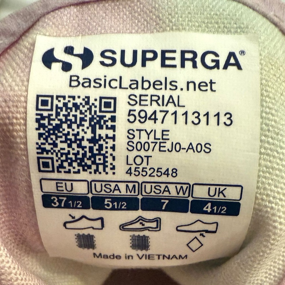 Superga pastel tie dye platform sneakers - Picture 4 of 6